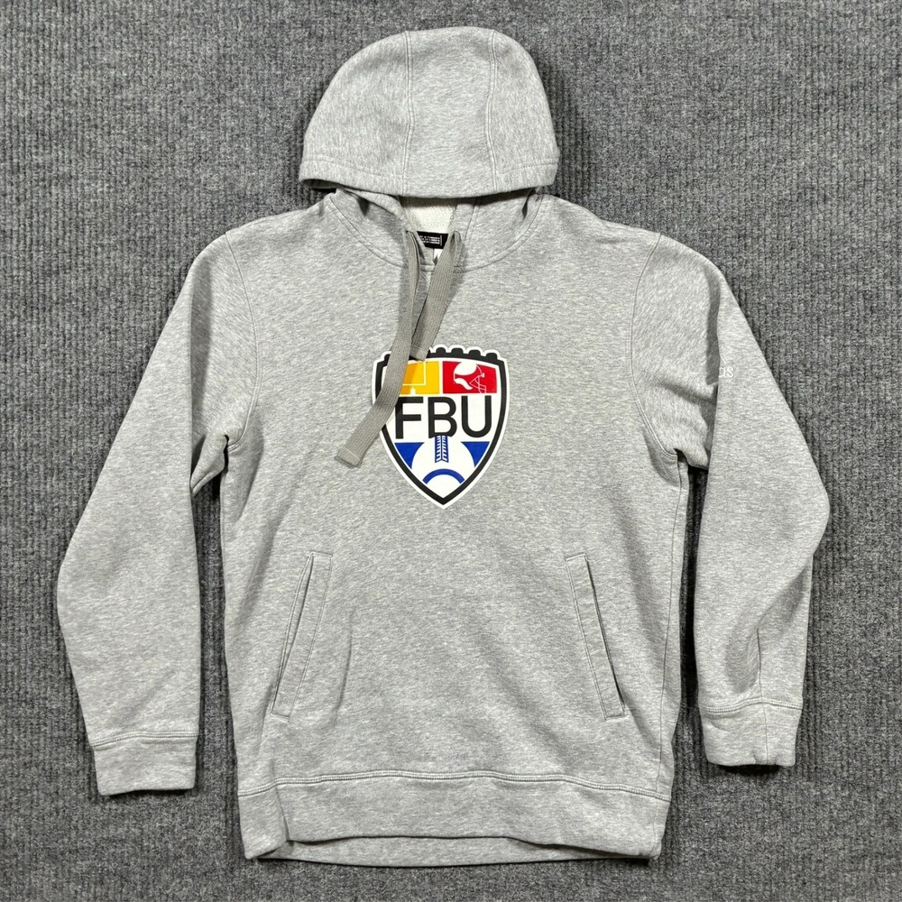 Adidas FBU‎ Men's Hoodie Football University S Gray Pullover Athletic Collegiate